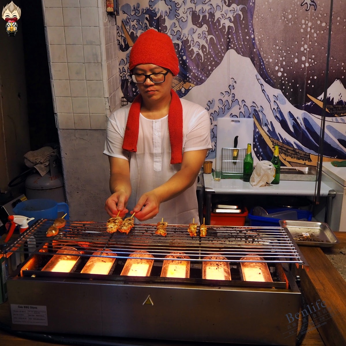 【高雄美食】夏田一町目 苓雅市場宵夜新據點 4月初開幕 串燒料理地爐關東煮皆是銅板價超親民 老闆獨自經營現點現做需等候